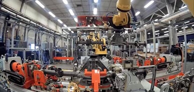 Axle Press and Weld System
